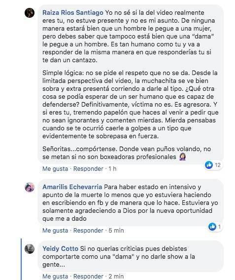 Pelea - playa - mujer - arena - Foto via Facebook 3 - julio 5 2019